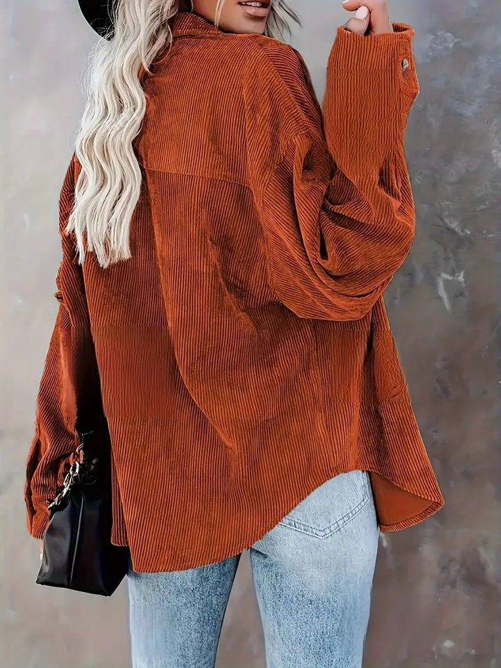 Irmela - Manga Larga Botón Camisa