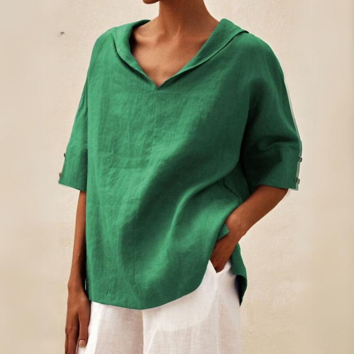 Zoe - Blusa Informal De Corte Holgado