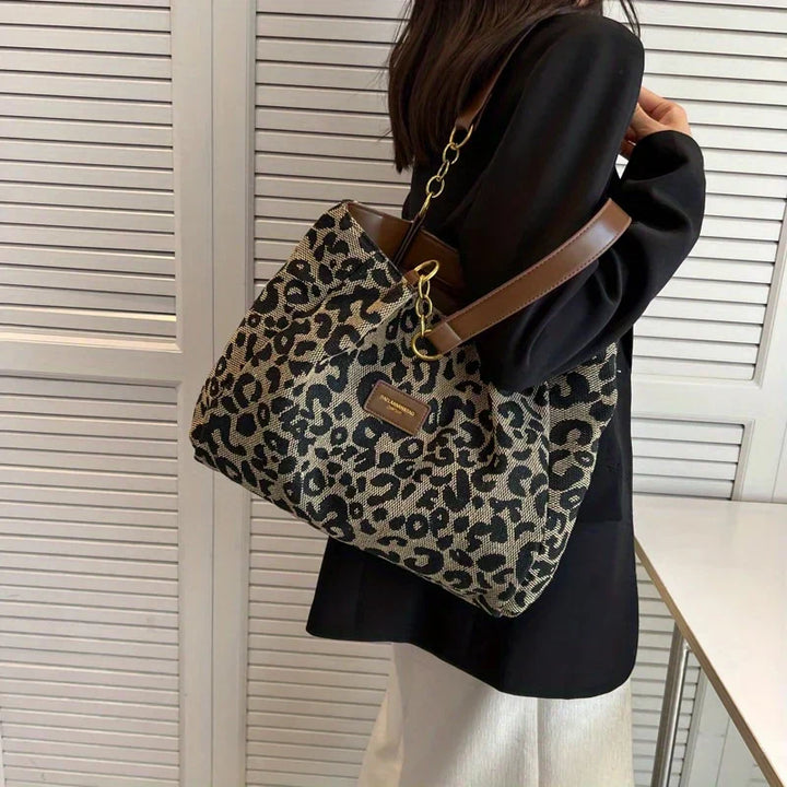 Leonora - Bolso Tote Con Estampado De Leopardo