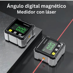 AngleMaster - Inclinómetro Láser Magnético Digital de Seda