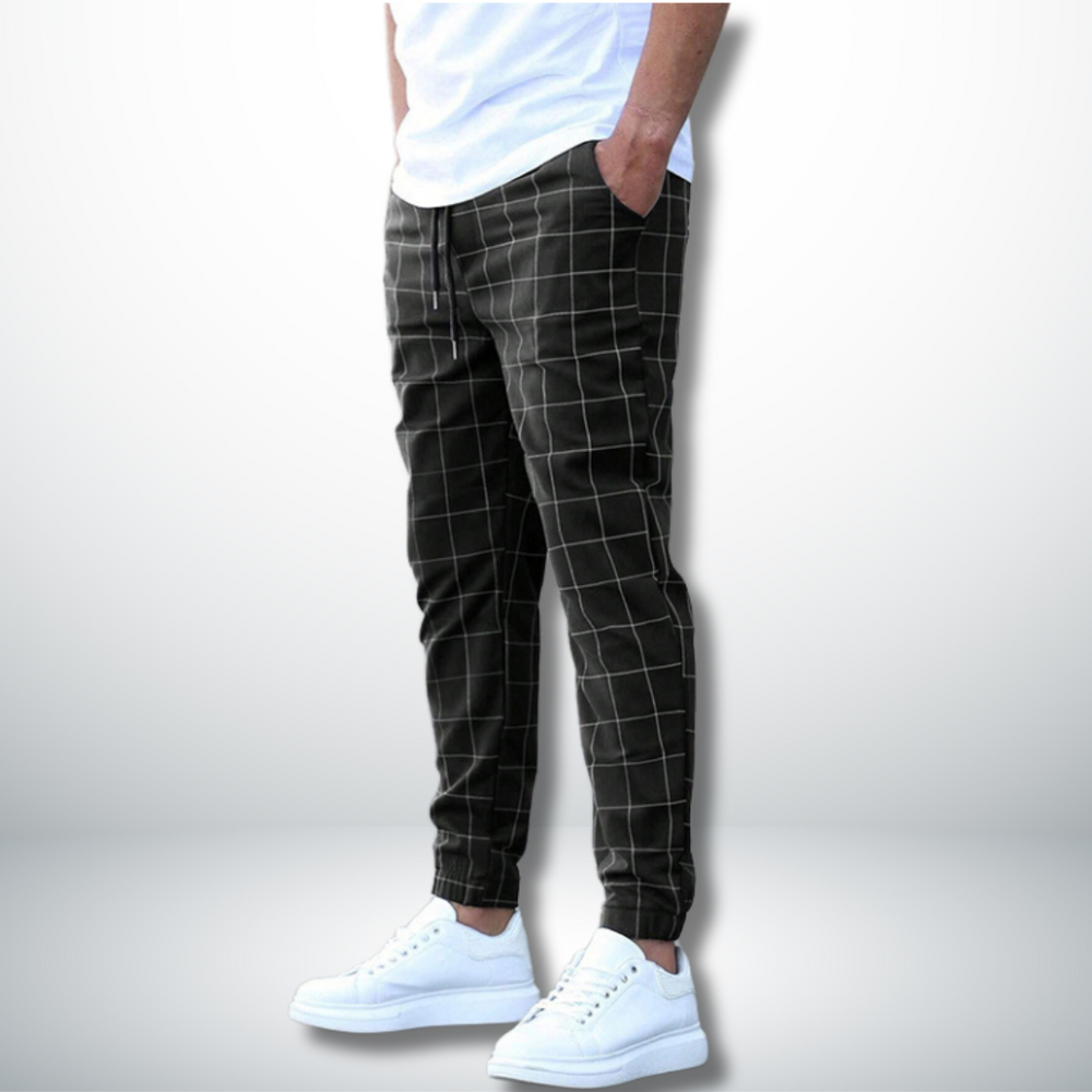 Doriano - Cómodos Pantalones de Cuadros