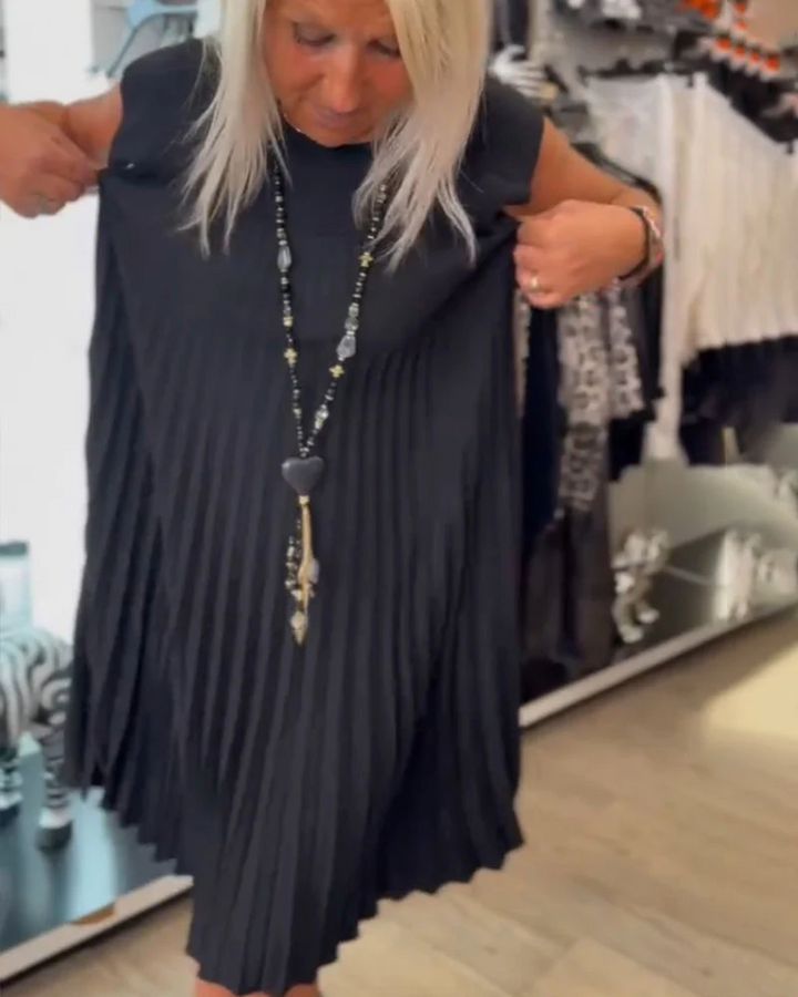 Shihua - Vestido Plisado De Moda