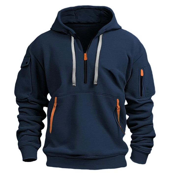 Ludomir - Sudadera Con Capucha Manga Larga Y Múltiples Bolsillos