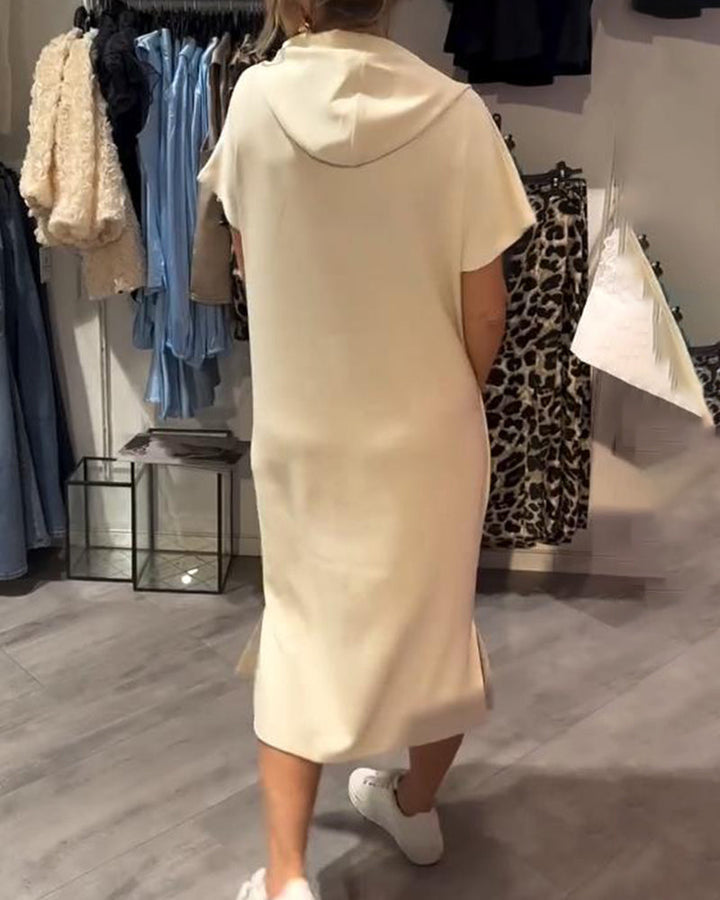 Nadia - Vestido Elegante Con Capucha