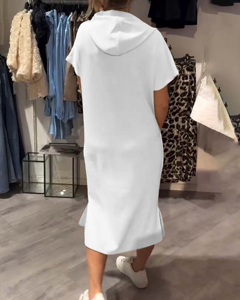 Nadia - Vestido Elegante Con Capucha