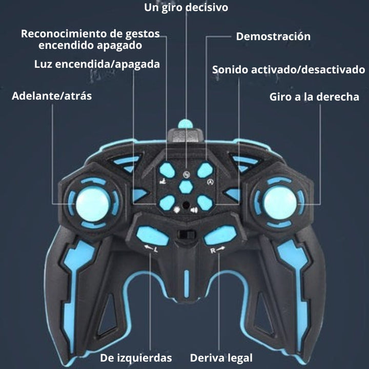 GyroRacer - Coche Teledirigido Acrobático Con Sensor Gestual