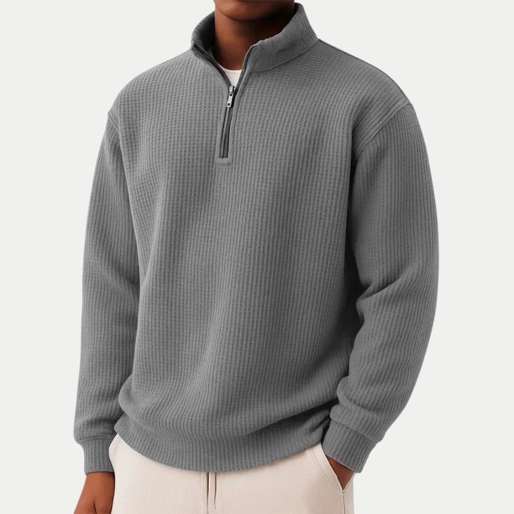 Shachar - Jersey Informal Con Cremallera