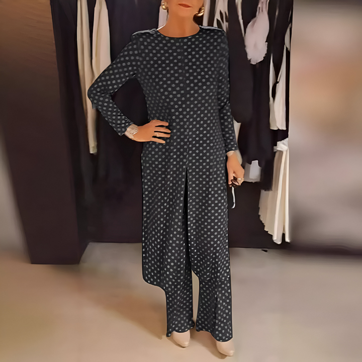 Maryse - Conjunto De Dos Piezas Con Alegres Lunares