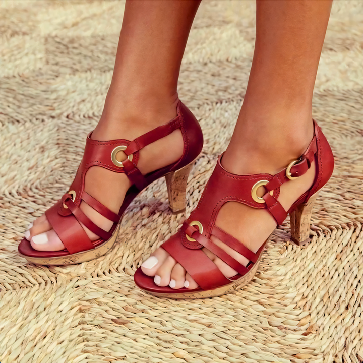 Penelop - Tacones Elegantes De Cuero