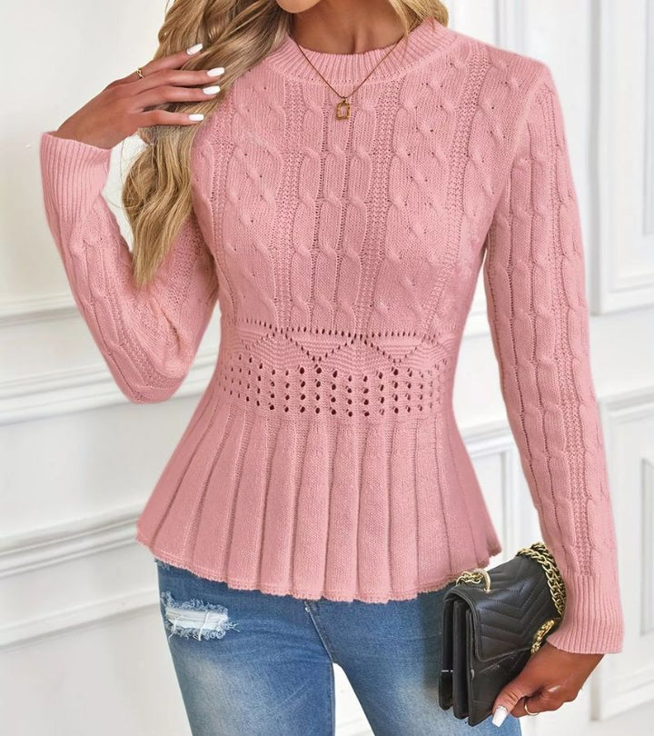 Olena - Jersey De Punto Con Bajo Peplum