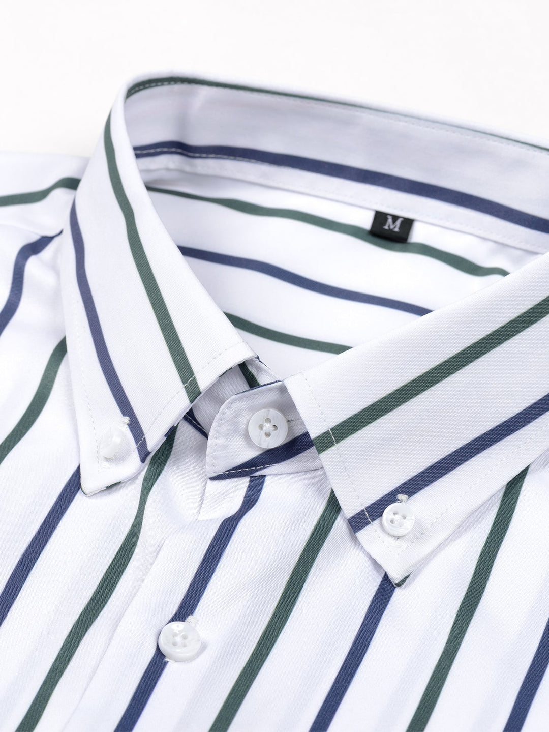 Connor - Camisa De Manga Larga a Rayas Con Botones