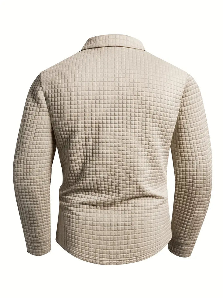 Hughes - Camisa Informal De Punto Grueso Con Botones