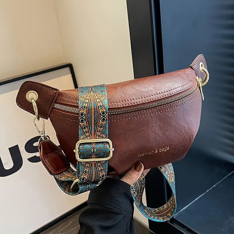 Jasleen - Bolso Bandolera Con Correa Ancha