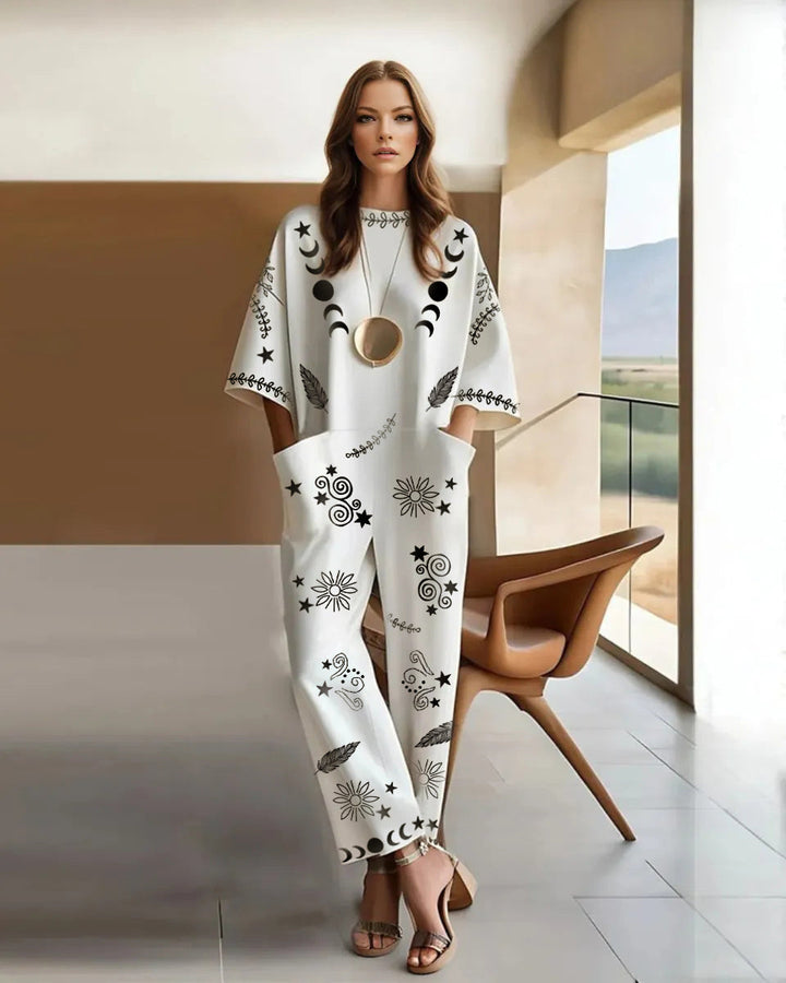 Ernestine - Algodón Elástico Holgado Mono