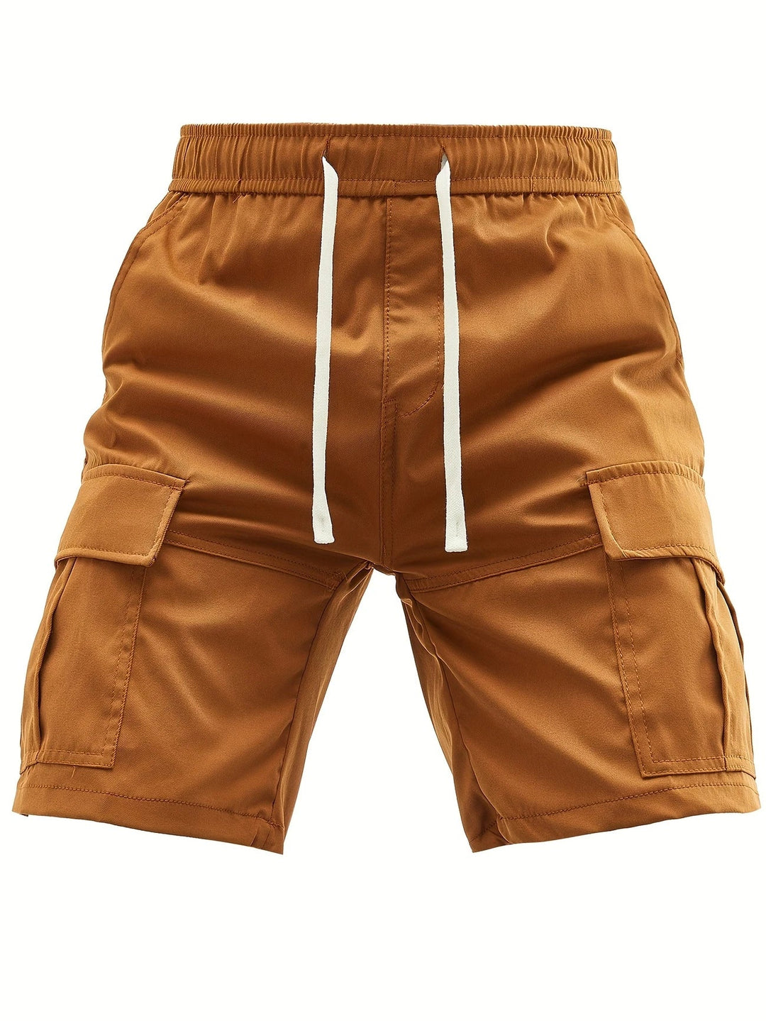 Lewand - Pantalones Cortos Cargo Elegantes y Holgados Con Bolsillo Lateral