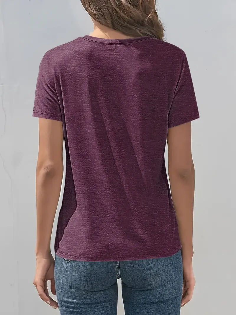 Vitaliya - Camiseta Casuales De Manga Corta