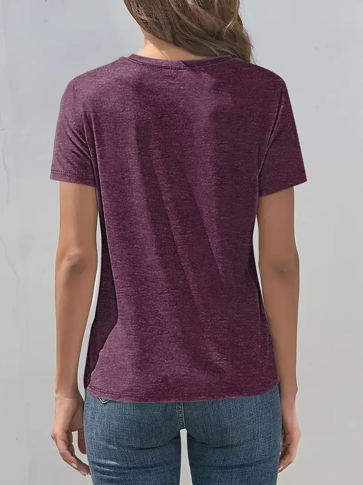 Vitaliya - Camiseta Casuales De Manga Corta