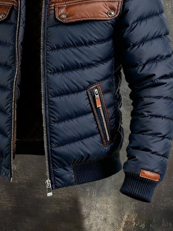 Patrice - Chaqueta De Exterior Con Bloques De Colores Cálidos