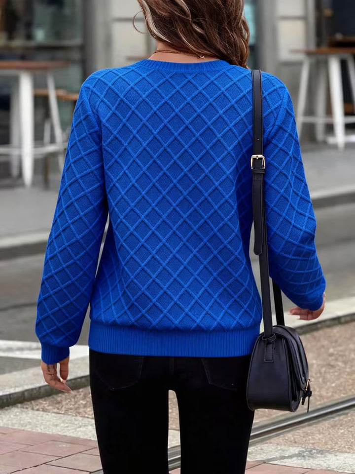 Juliet - Sudadera de Manga Larga Con Cuello de Cremallera y Textura