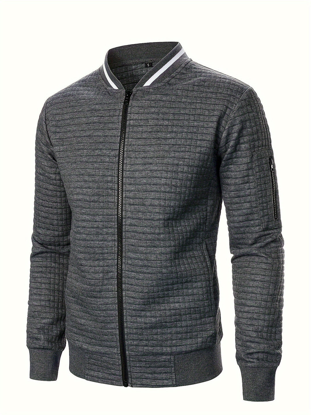 Benjie - Chaqueta Tipo Cárdigan Con Cuello Alto Y Cremallera