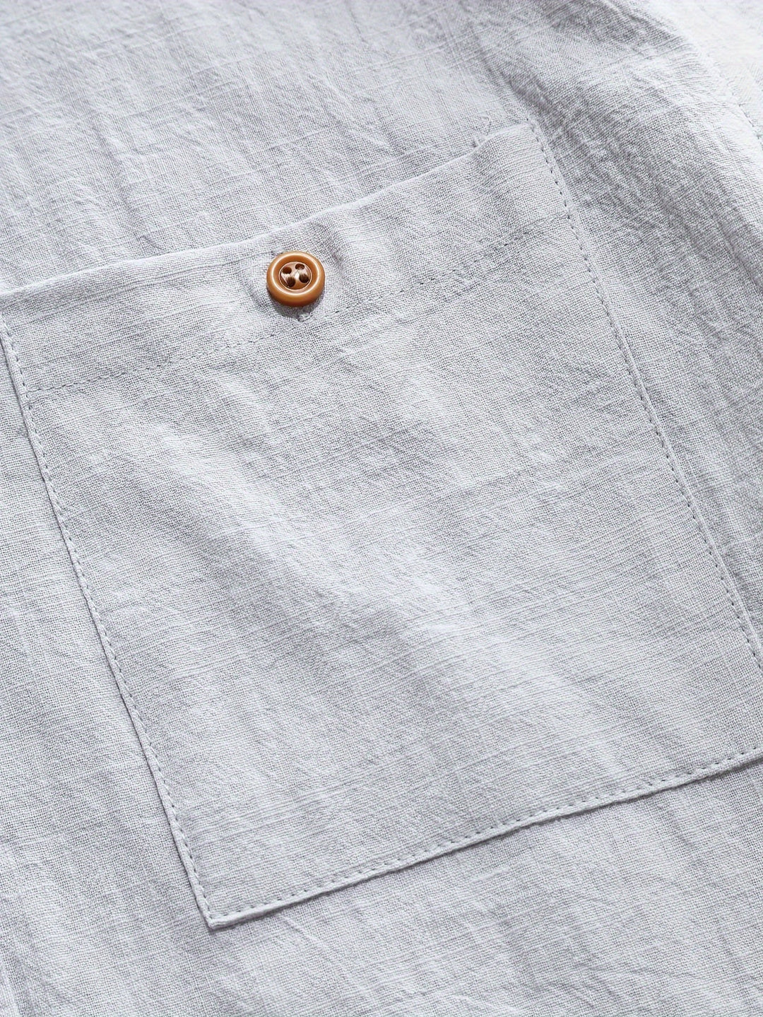 Tejada - Camisa Informal De Algodón Con Bolsillo