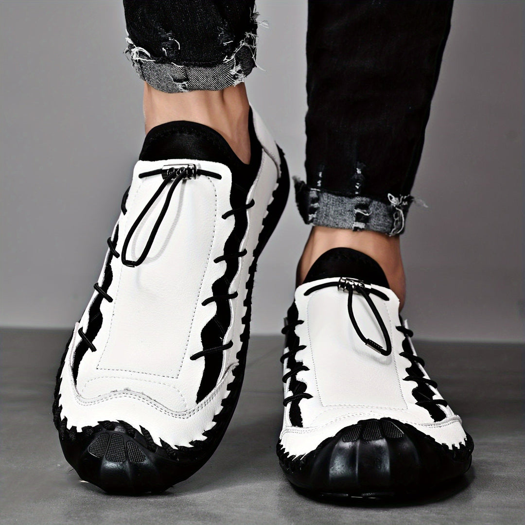 Razam - Zapatillas De Cuero Con Suela Antideslizante