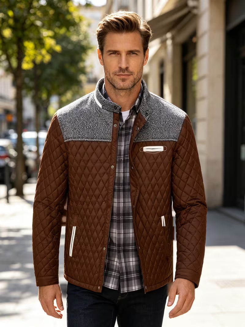 Stetson - Chaqueta Acolchada Con Diseño De Rombos