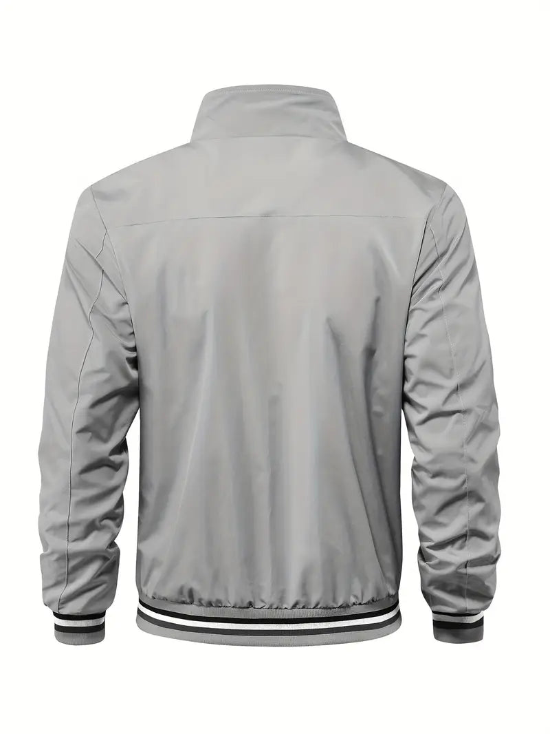 Stanton - Chaqueta Informal Con Cuello Alto Y Cremallera