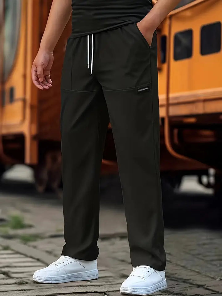 Travys - Pantalones Deportivos Informales Con Bolsillos
