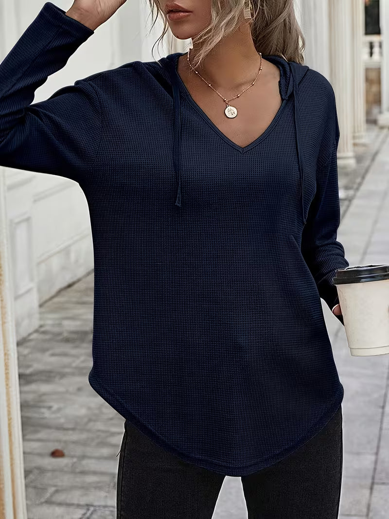 Heydi - Sudadera Con Capucha Manga Larga y Bajo Curvo
