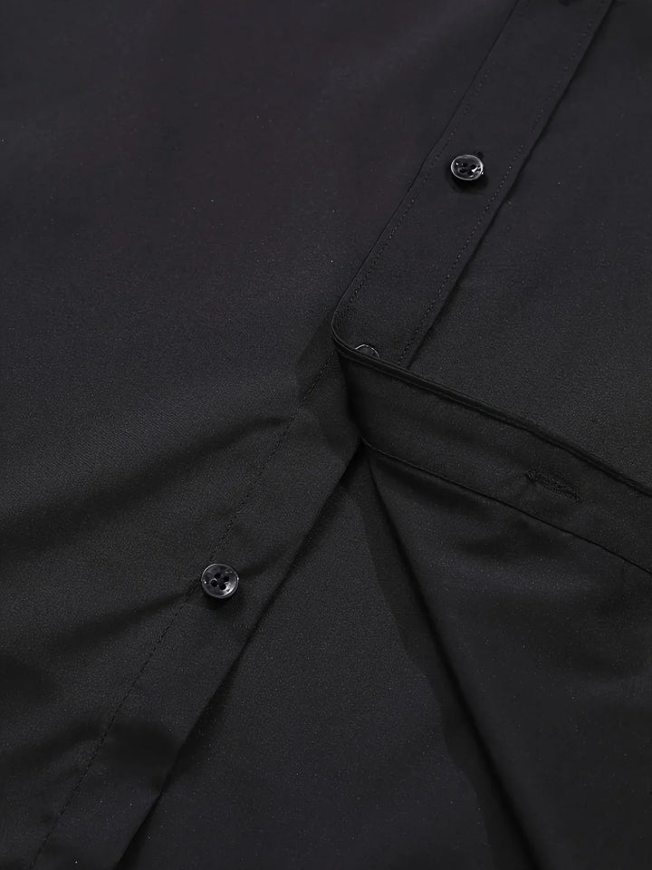 Byron - Elegante Camisa De Manga Larga Con Btones