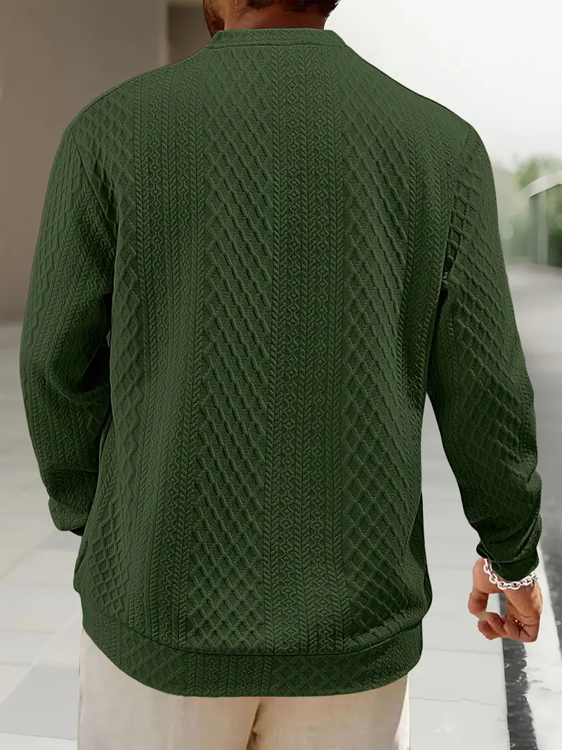 Warriner - Sudadera De Manga Larga Con Estampado Geométrico
