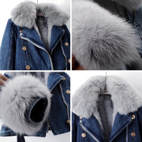 Phylicia - Elegante Chaqueta Vaquera De Piel Sintética