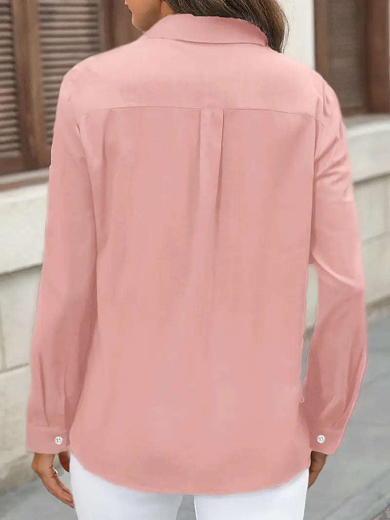 Athena - Camisa De Algodón Con Bolsillos Delanteros