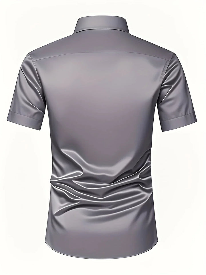 Ezra - Elegante Camisa Entallada Con Botones