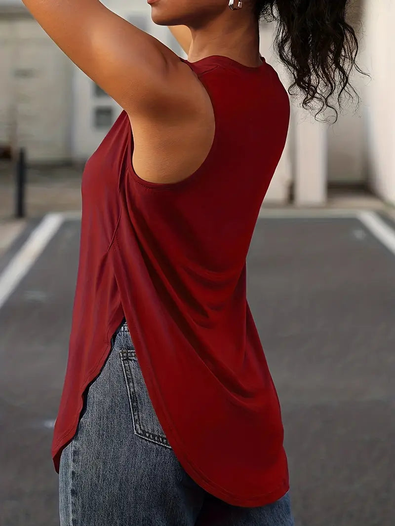 Desirae - Camisa Sin Mangas Transpirable