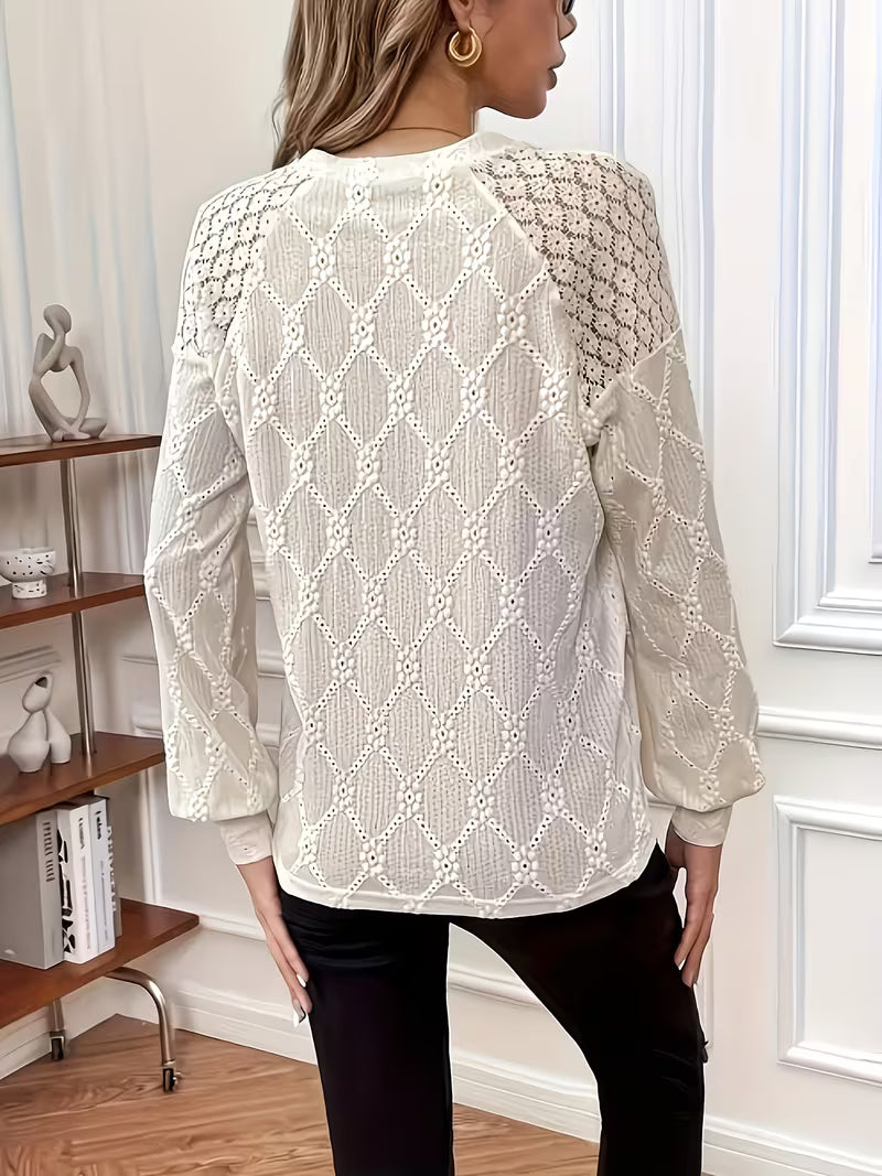 Carys - Blusa Estampada Con Mangas Largas