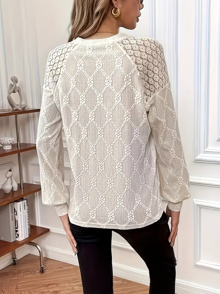 Carys - Blusa Estampada Con Mangas Largas