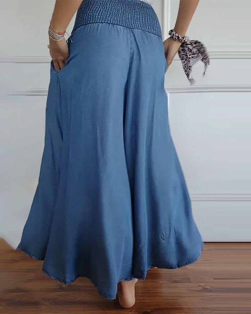 Ignacia - Cómodo Pantalón Con Cintura Elástica