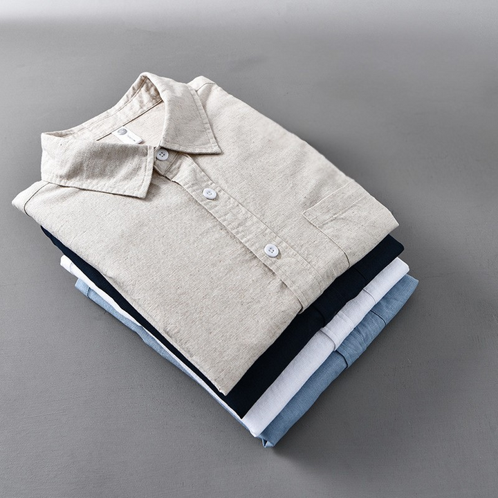 Johnson - Camisa De Lino Con Botones