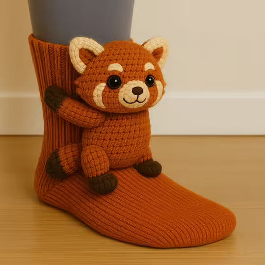 CozyCritters - Calcetines De Punto Con Animales