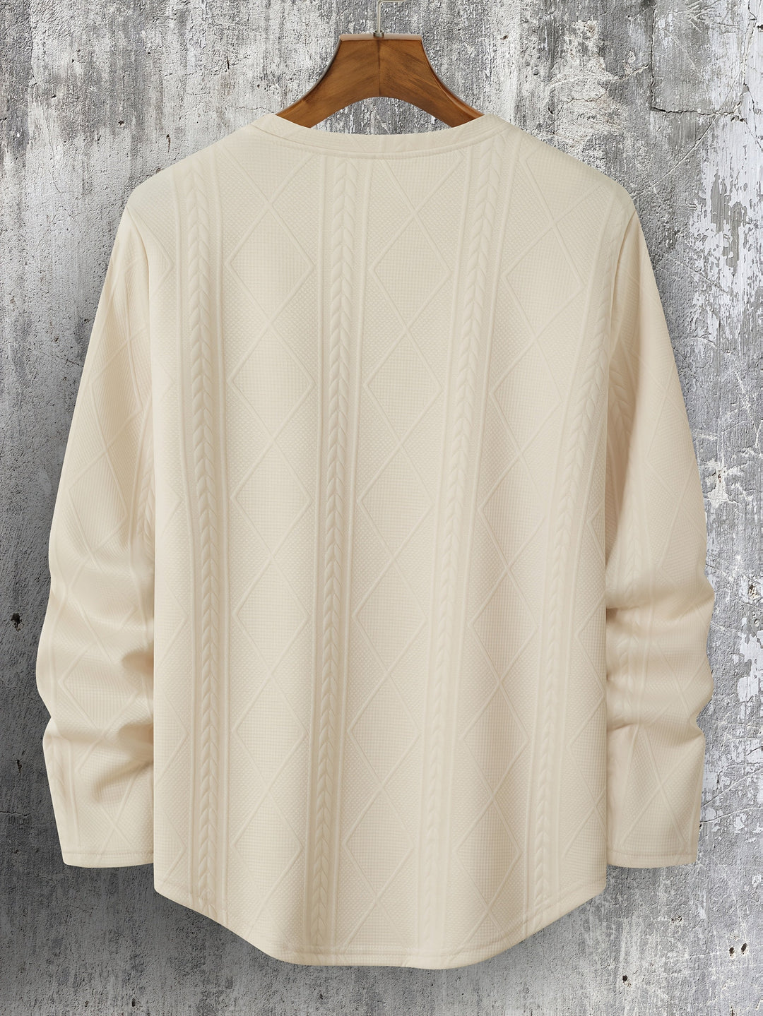 Lyman - Sudadera Con Capucha y Manga Larga Con Estampado Geométrico
