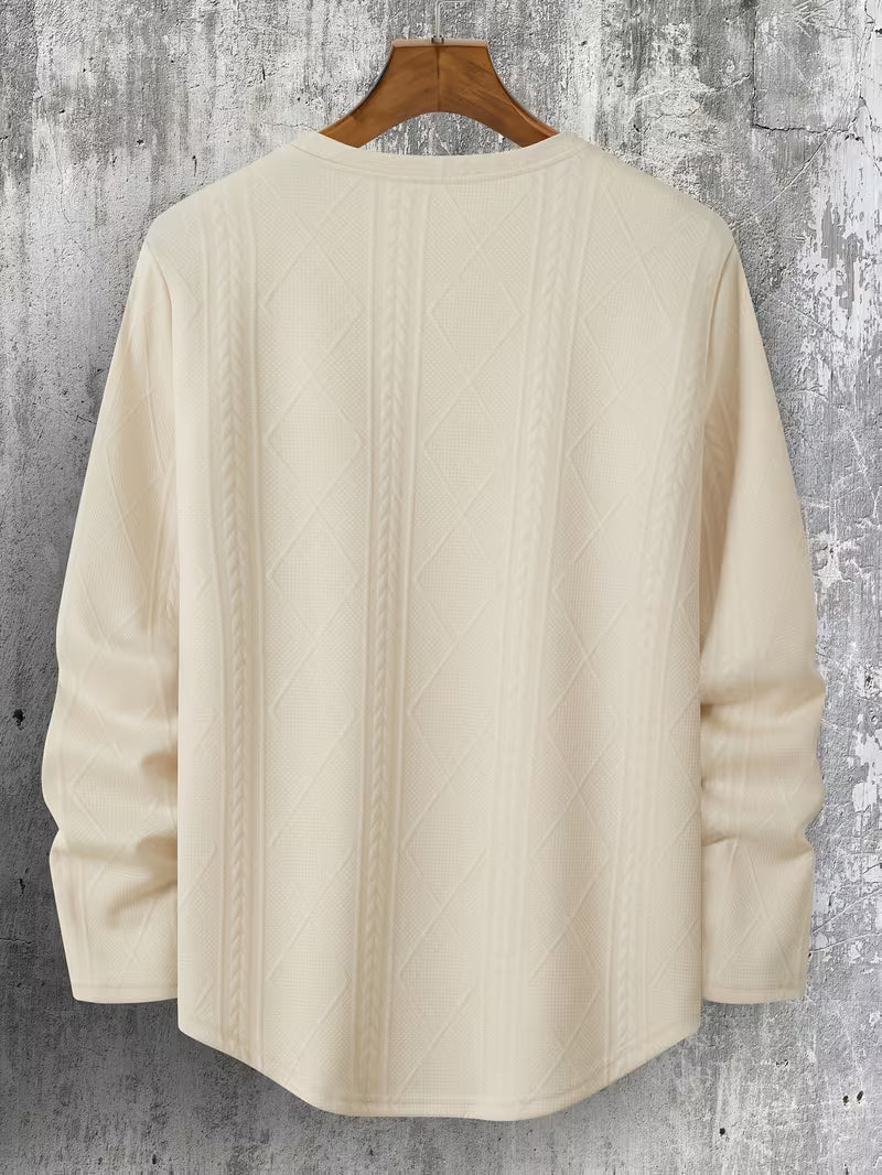 Pauleta - Sudadera Informal de Manga Larga y Cuello Redondo