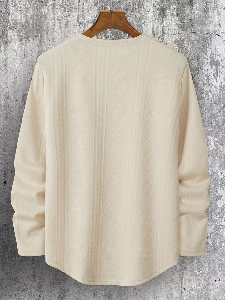 Pauleta - Sudadera Informal de Manga Larga y Cuello Redondo