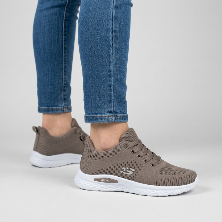 Alixia - Zapatilla Cómoda Con Cordones