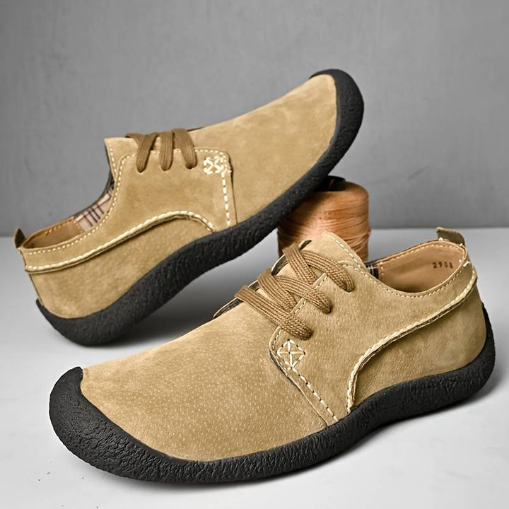 Boyce - Zapatos De Ante Con Cordones Cuero