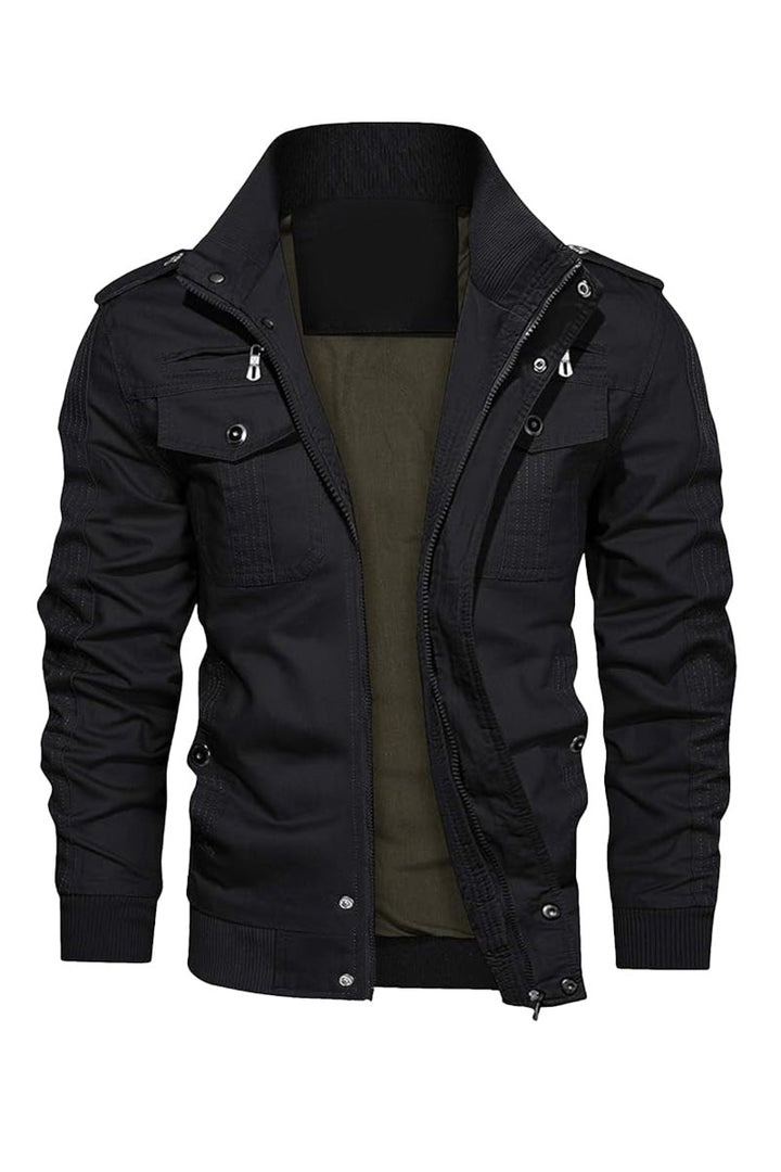 Miltin - Chaqueta Bomber Militar De Estilo Cargo