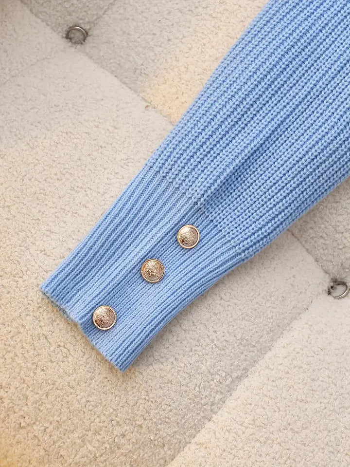 Carlotta - Elegante Jersey De Manga Larga Con Canalé