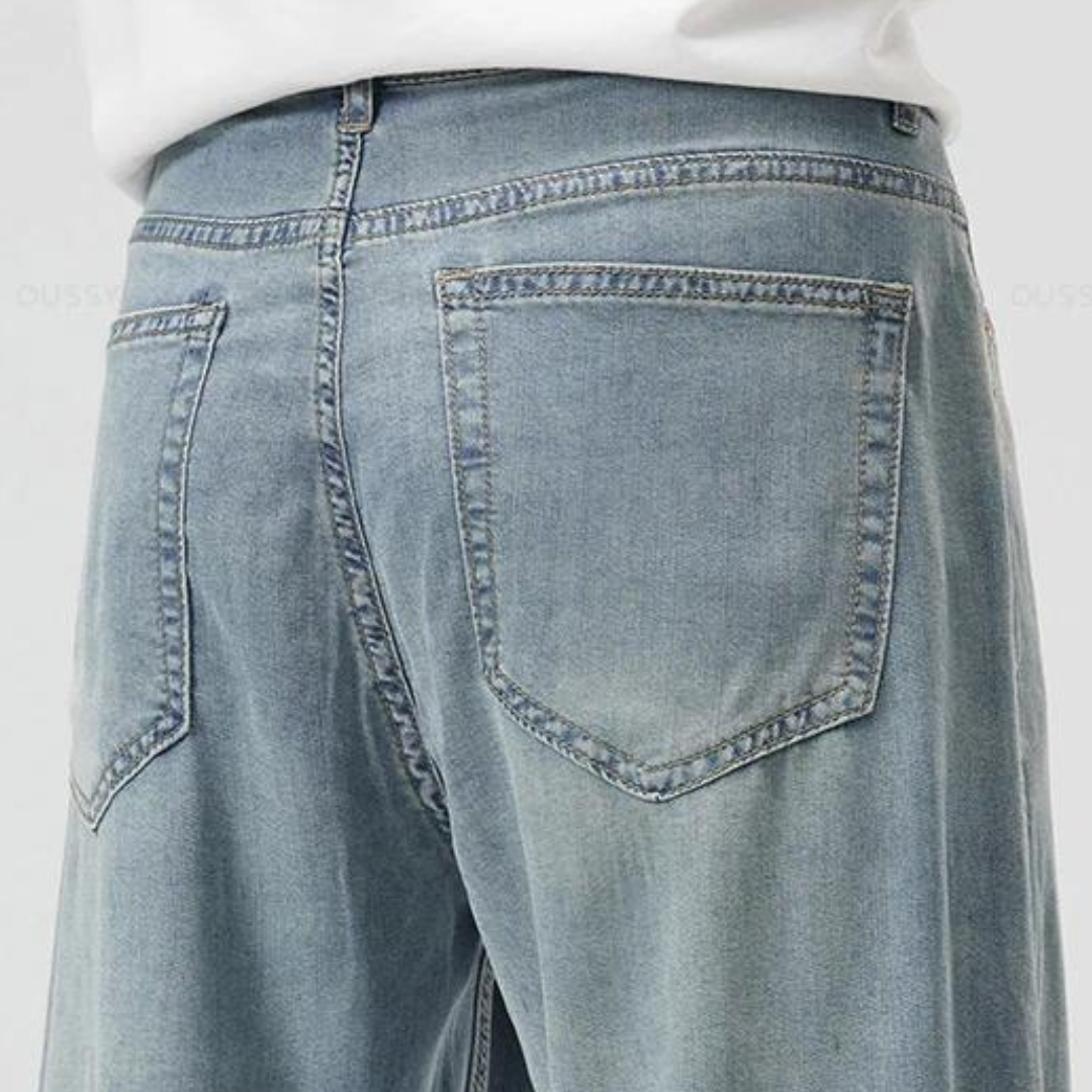 Teofilo - Pantalón Elegante De Pierna Ancha