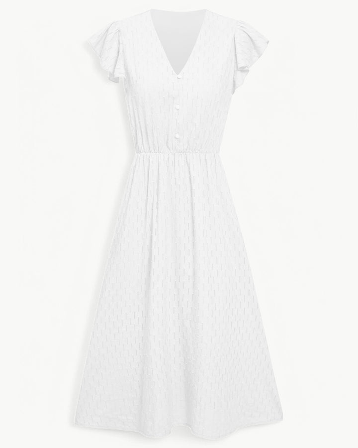 Julieta - Vestido Midi Con Mangas Con Volantes